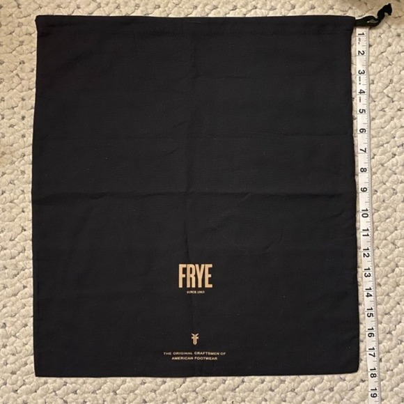 Frye Handbags - FRYE Black Purse Boots Sneakers Purse logo Bag 18"